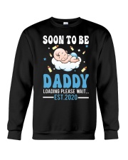 Father Soon To Be Daddy Slim Crewneck Sweatshirt tile