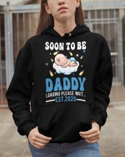 Father Soon To Be Daddy Slim Hooded Sweatshirt apparel-hooded-sweatshirt-lifestyle-07