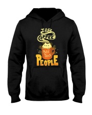 Cat I Like Coffee More Than People Hooded Sweatshirt front