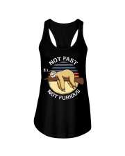 Sloth Not Fast Not Furious Funny Sloth Gift Ladies Flowy Tank tile