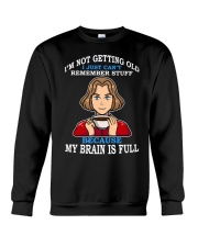 Coffee My Brain Is Full Crewneck Sweatshirt tile