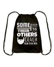Beard Some Fathers Teach Their Sons To Shave Drawstring Bag tile
