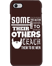 Beard Some Fathers Teach Their Sons To Shave Phone Case tile