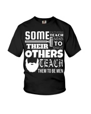 Beard Some Fathers Teach Their Sons To Shave Youth T-Shirt tile