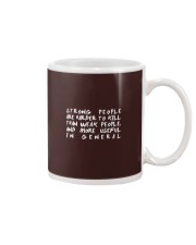 Gym Strong People Are Harder To Kill Mug tile