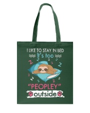 Sloth I Like To Stay In Bed 3 Tote Bag tile