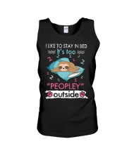 Sloth I Like To Stay In Bed 3 Unisex Tank tile