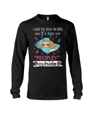 Sloth I Like To Stay In Bed 3 Long Sleeve Tee tile