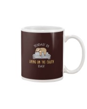 Sloth Today IS Laying On The Couch Day Mug tile