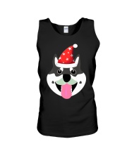 Husky Dog Cute Husky Dog Face Unisex Tank tile