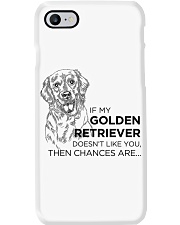 Golden Retriever Dog Doesn't Like You Phone Case tile