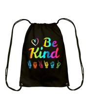 Teacher Sign Language Nonverbal Teacher Drawstring Bag tile