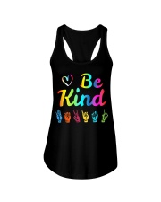 Teacher Sign Language Nonverbal Teacher Ladies Flowy Tank tile