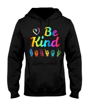Teacher Sign Language Nonverbal Teacher Hooded Sweatshirt front