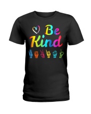 Teacher Sign Language Nonverbal Teacher Ladies T-Shirt tile
