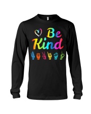 Teacher Sign Language Nonverbal Teacher Long Sleeve Tee tile