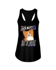 Corgi Dog My Nice Button Ladies Flowy Tank tile