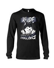 Husky Dog I'm Not Rude Long Sleeve Tee tile