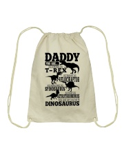 Father Daddy Dinosaurs Drawstring Bag tile
