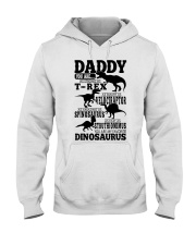 Father Daddy Dinosaurs Hooded Sweatshirt front
