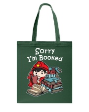 Firefighter Sorry I'm Booked Tote Bag tile