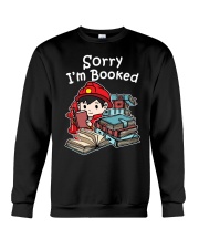 Firefighter Sorry I'm Booked Crewneck Sweatshirt tile