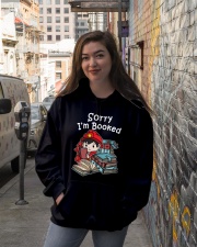 Firefighter Sorry I'm Booked Hooded Sweatshirt lifestyle-unisex-hoodie-front-1
