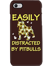 Bulldog Dog Easily Distracted By Pitbulls Phone Case tile