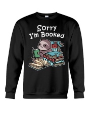 Sloth Sorry I'm Booked Crewneck Sweatshirt tile