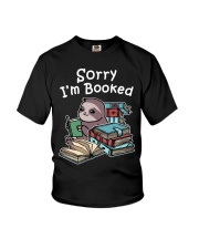 Sloth Sorry I'm Booked Youth T-Shirt tile
