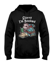 Sloth Sorry I'm Booked Hooded Sweatshirt front