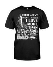 Fish I Love More Than Bass Fishing Classic T-Shirt tile