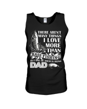 Fish I Love More Than Bass Fishing Unisex Tank tile