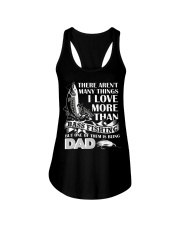 Fish I Love More Than Bass Fishing Ladies Flowy Tank tile