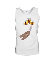 Sloth And Bumble Bees Unisex Tank tile