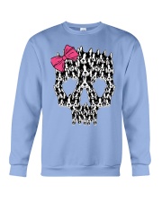 Bulldog Dog Boston Terrier Sugar Skull Crewneck Sweatshirt tile