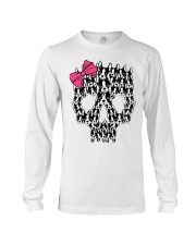 Bulldog Dog Boston Terrier Sugar Skull Long Sleeve Tee tile