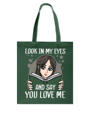 Book Look In My Eyes Tote Bag tile