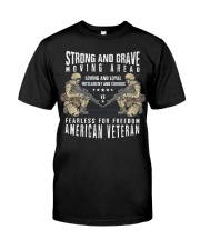 Veteran Strong And Brave Moving Ahead Classic T-Shirt tile