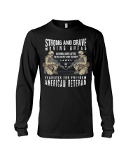 Veteran Strong And Brave Moving Ahead Long Sleeve Tee tile