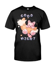 Cat Good Night Classic T-Shirt tile