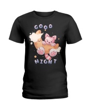 Cat Good Night Ladies T-Shirt tile