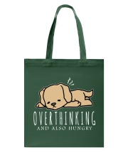 Golden Retriever Dog Overthinking Tote Bag tile