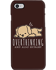 Golden Retriever Dog Overthinking Phone Case tile