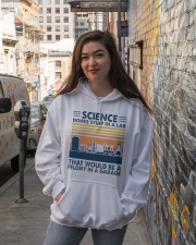 Science Doing Stuff In A Lab Hooded Sweatshirt lifestyle-unisex-hoodie-front-1