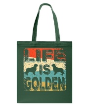 Golden Retriever Dog Life Is Golden Retriever Tote Bag tile