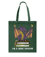 Dragon I'm A Book Dragon Tote Bag tile