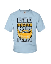 Beard Big Beard Hair I Care Youth T-Shirt tile