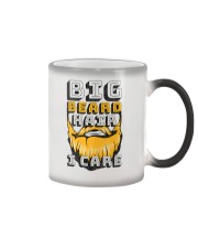 Beard Big Beard Hair I Care Color Changing Mug tile