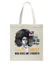 June I'm June Girl I Can Do All Things 1 Tote Bag tile
